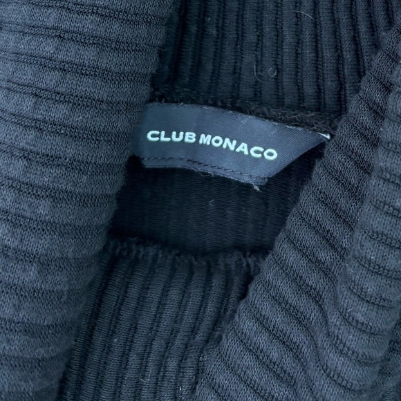 Club Monaco Black Turtleneck Top, Size XS - Picture 3 of 4